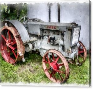 Limited Time Offer On Vintage Tractor Canvas Print